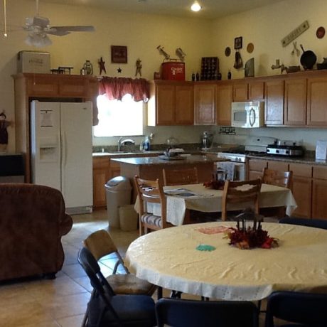 Kitchen and dining room